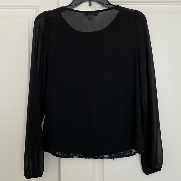 Long Sleeve Lace Front Dress Shirt - Picture 5 of 6